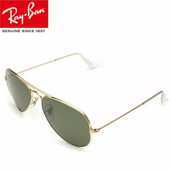 RayBan Aviator Black Lens RB3025 New - Picture 3 of 12